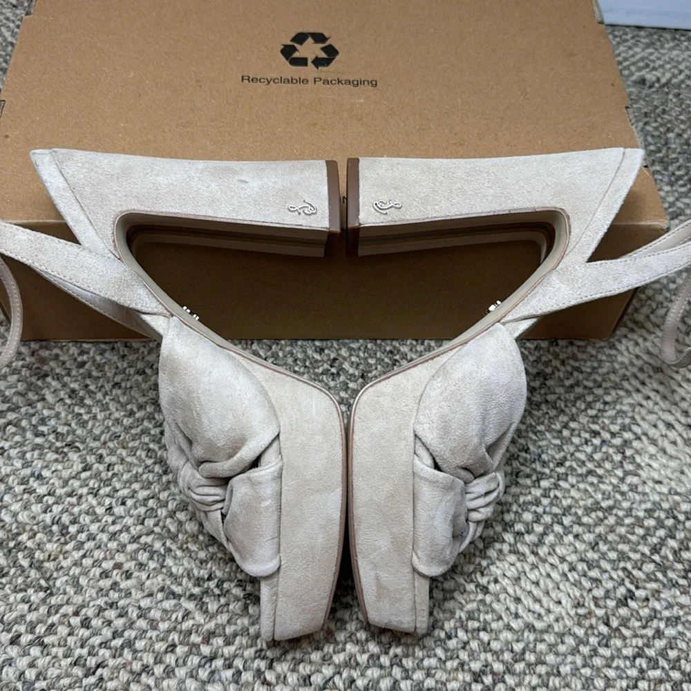 Sam Edelman Women's Kristen Platform Sandal, Cappuccino, Size 9